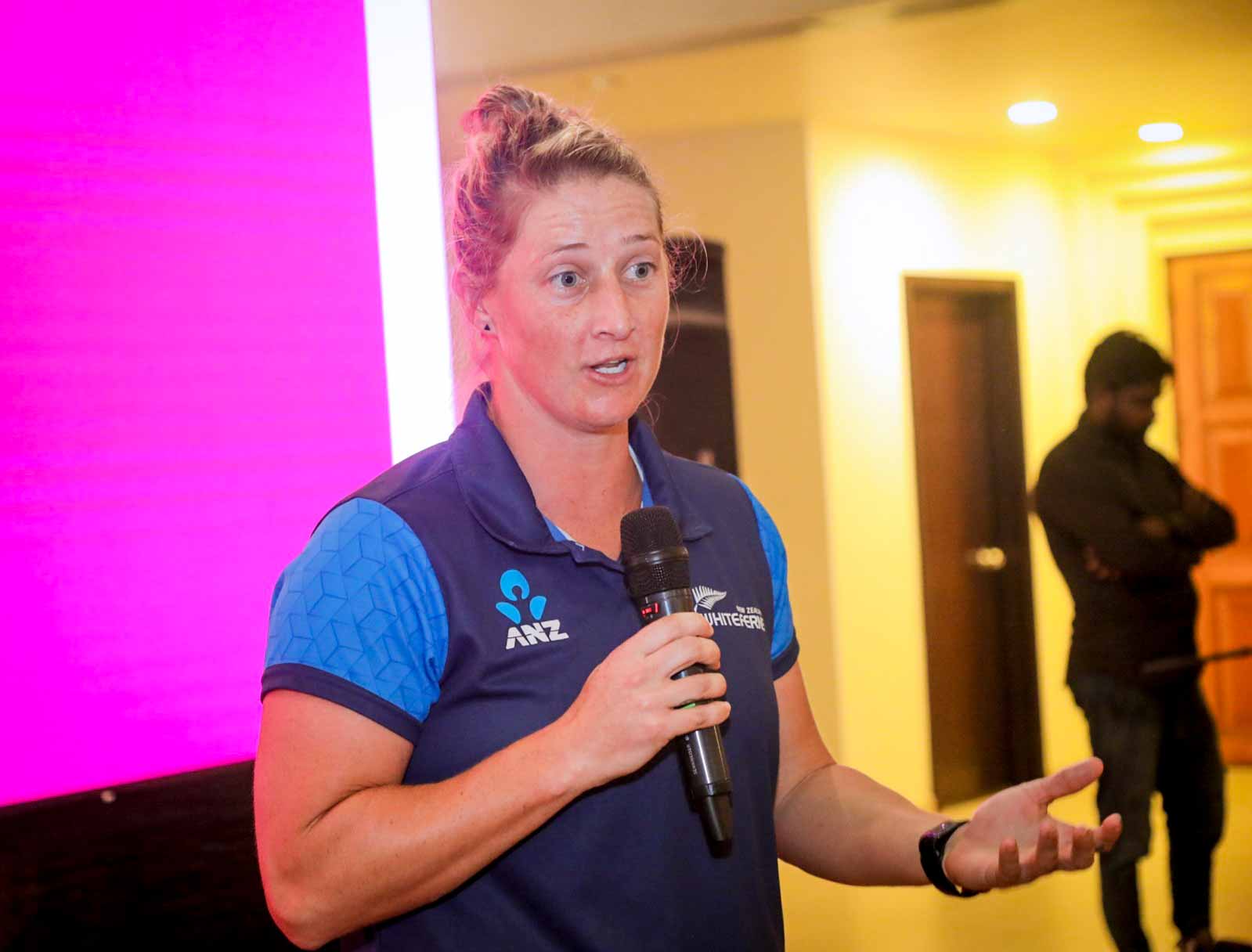 Sophie Devine , New Zealand Womens Cricket captain , giving her views on her experiences in Sri Lanka