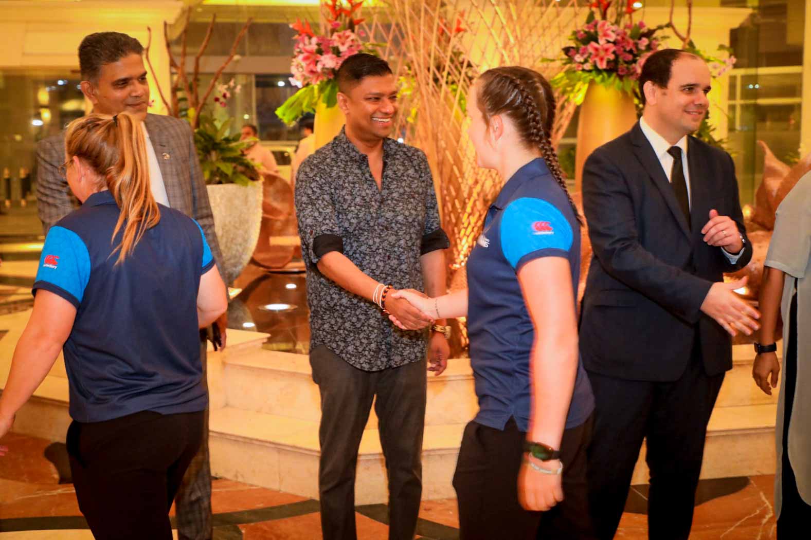 Welcoming the New zealand Womens Cricket team